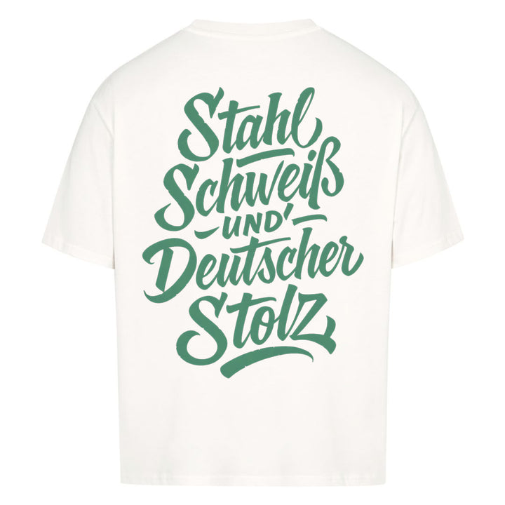 Stahl Schweiß Oversize (Backprint) T-Shirt