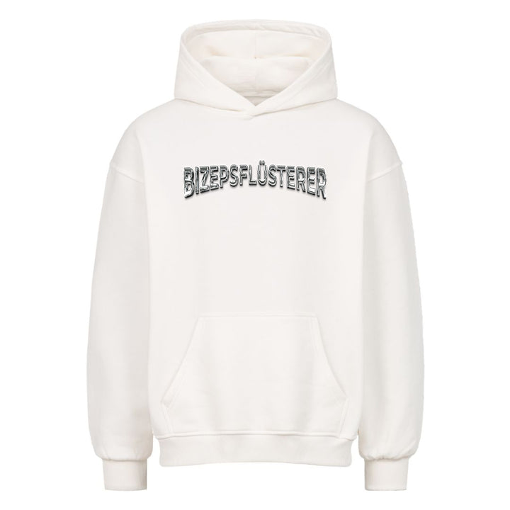 Bizepsflüsterer (Frontprint) Oversize Hoodie