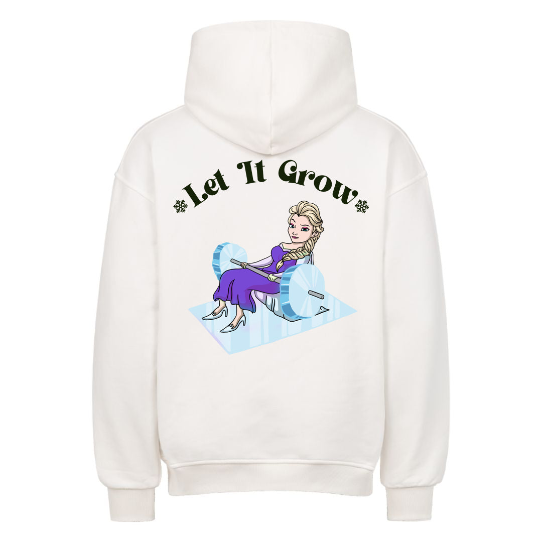 Let it grow (Backprint) Oversized Hoodie