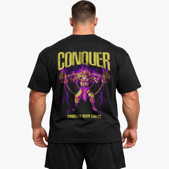 Conquer your limits (Backprint) Oversized Shirt