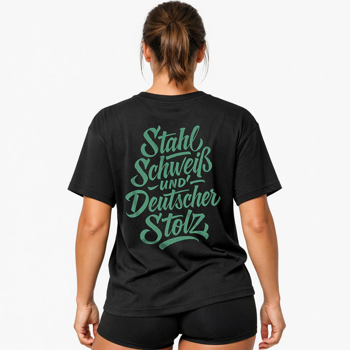 Stahl Schweiß Oversize (Backprint) T-Shirt