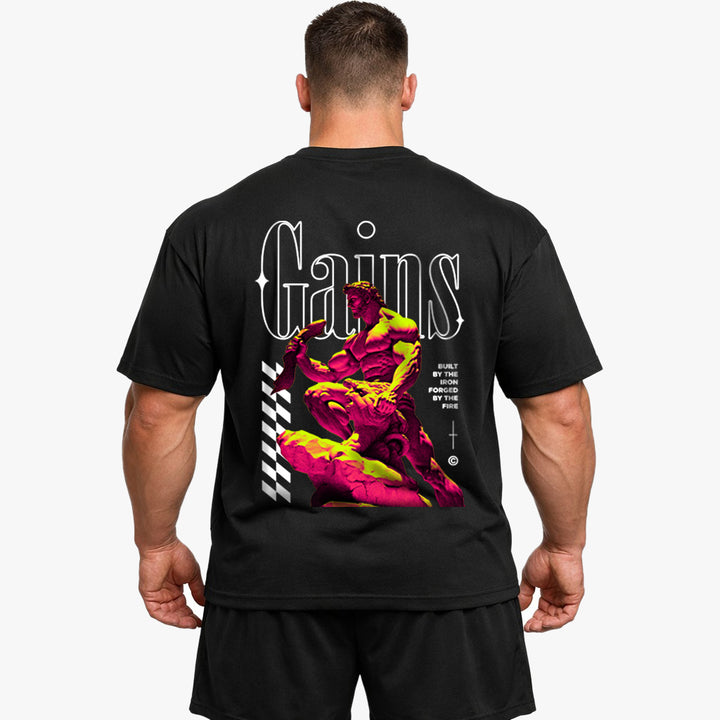 Gains (Backprint) Oversized Shirt