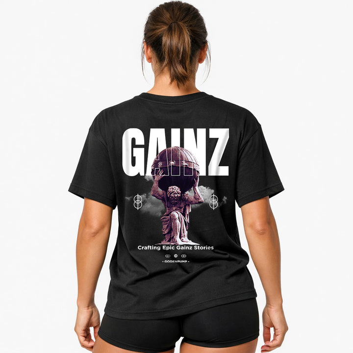 Gainz (Backprint) Oversized Shirt