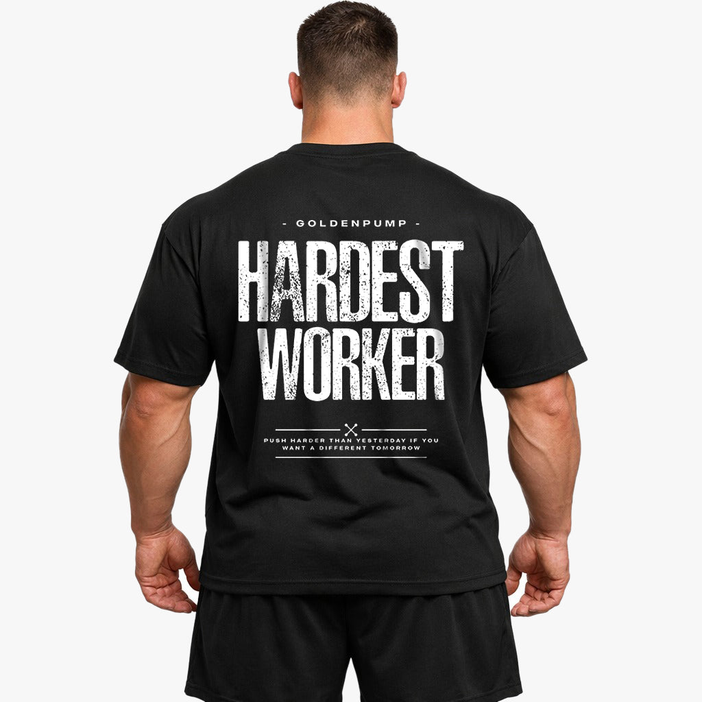 Hardest Worker (Backprint) Oversized Shirt
