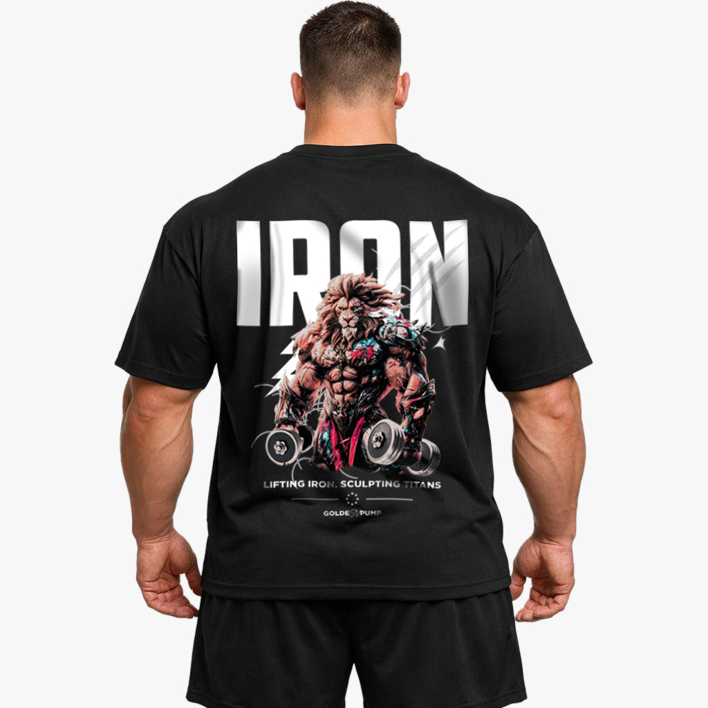 Iron-Lion (Backprint) Oversized Shirt