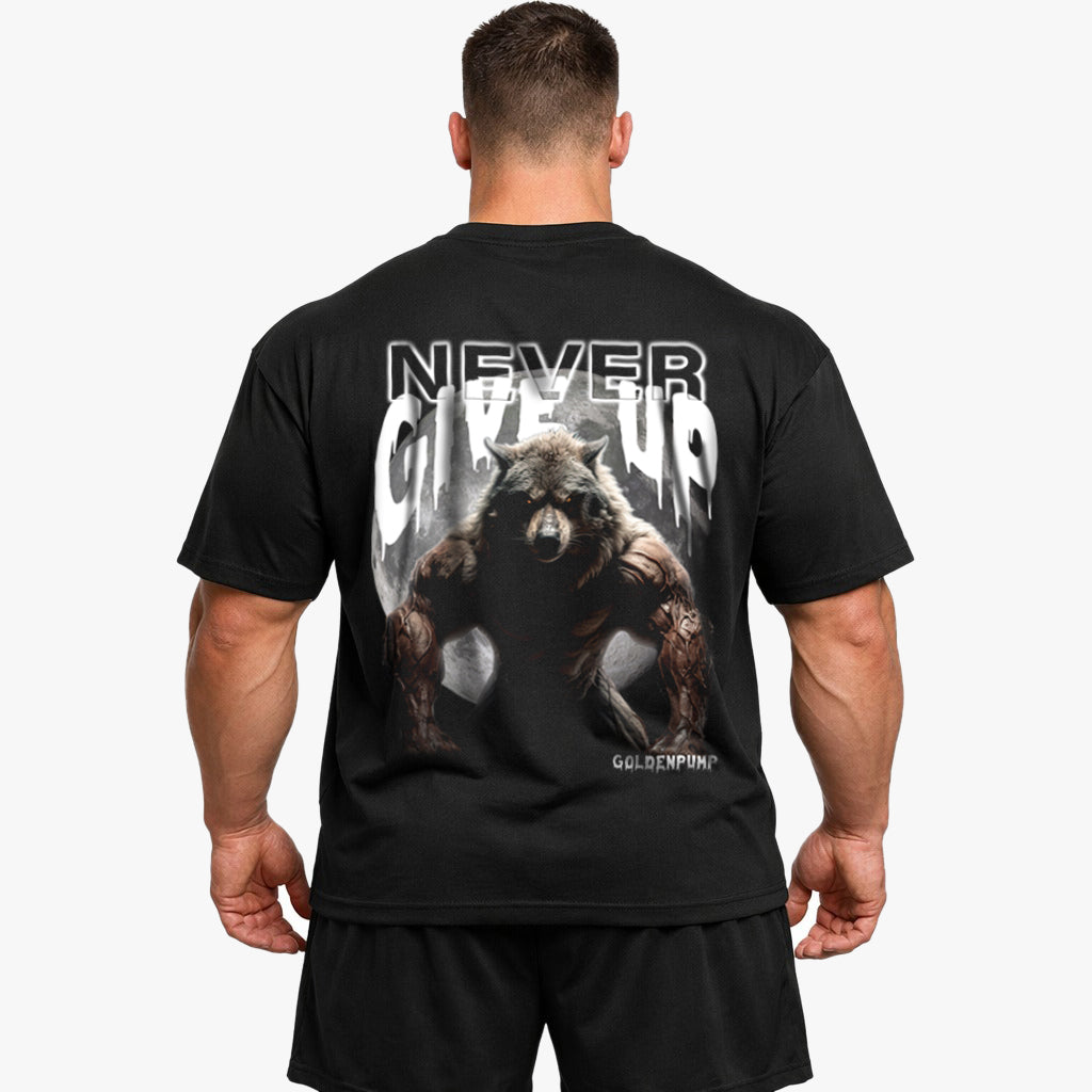 Never (Backprint) Oversized Shirt