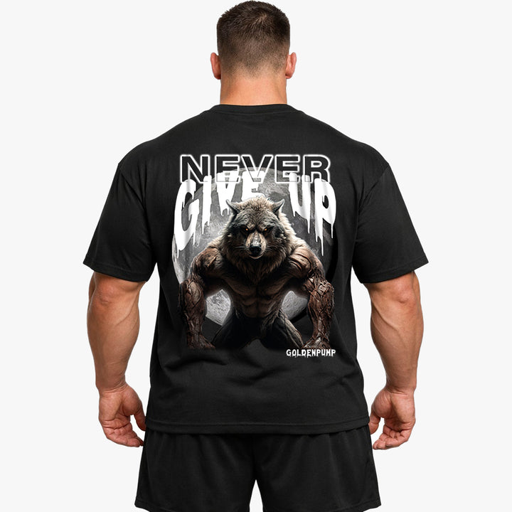 Never (Backprint) Oversized Shirt