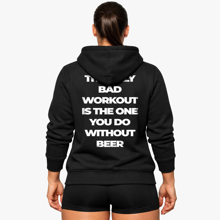 Sweat à capuche Seulement un mauvais entraînement (backprint)