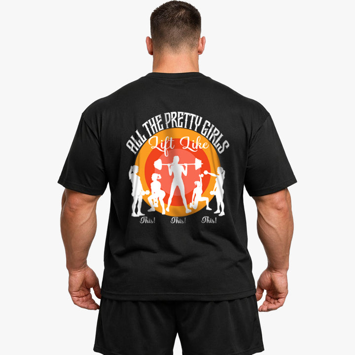 Pretty girls (Backprint) Oversized Shirt