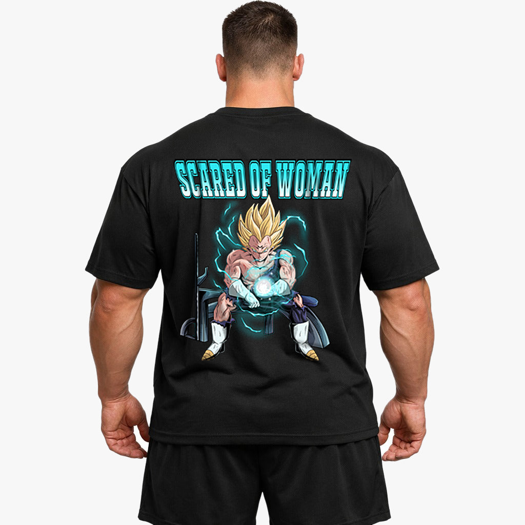 Scared of Woman Oversized (Backprint) Shirt