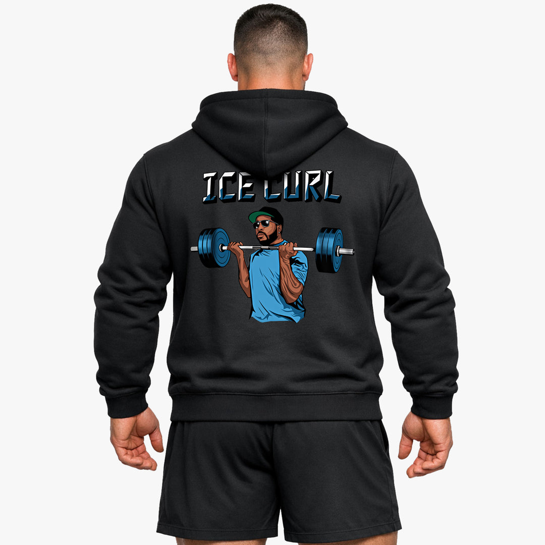 ice curl (Backprint) Hoodie
