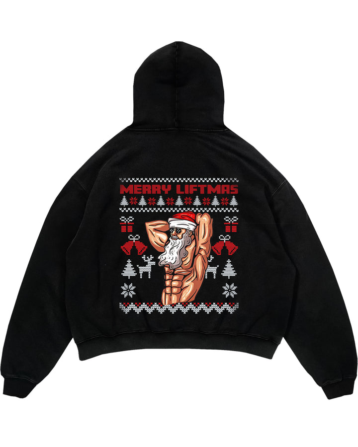 Merry Liftmas Oversized (Backprint) Hoodie