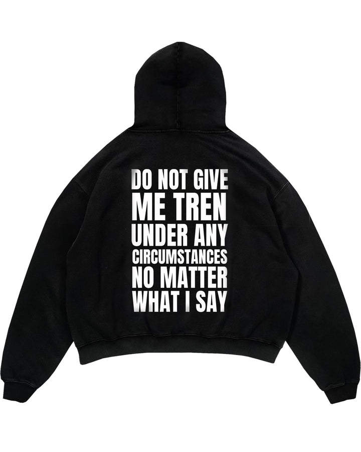 Do not give me Oversized (Backprint) Hoodie