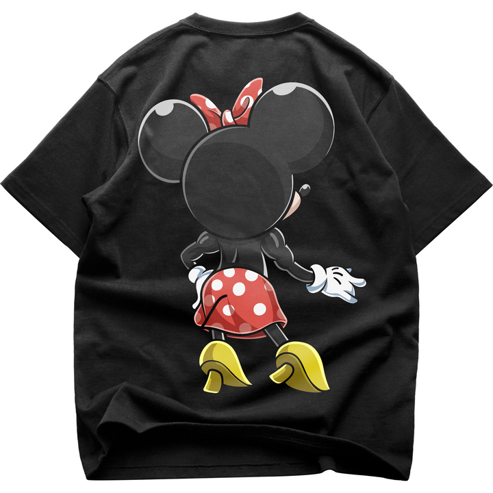 Girl mouse (Backprint) Oversized Shirt